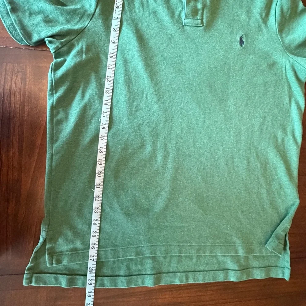 Polo Ralph Lauren Men's Green Soft Cotton Polo Short Sleeve Polo Shirt, Size XL